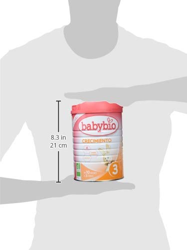 Leche Ecológica de crecimiento (10 meses a 3 años ), BABYBIO (900gr)