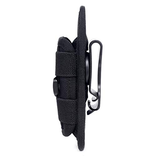 Leezo Tactical 360 grados funda de linterna giratoria funda de antorcha para cinturón soporte de cubierta de antorcha portátil accesorios de iluminación de caza