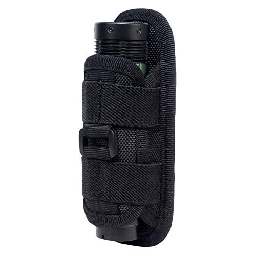 Leezo Tactical 360 grados funda de linterna giratoria funda de antorcha para cinturón soporte de cubierta de antorcha portátil accesorios de iluminación de caza