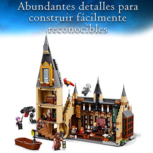 LEGO 75954 Harry Potter Gran Comedor de Hogwarts - Juguete de Construcción, con Minifiguras de Harry Potter