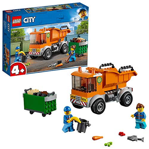 LEGO City - Great Vehicles Camión de La Basura, Juguete Creativo de Construcción para Niños y Niñas con Accesorios Y Detalles (60220)
