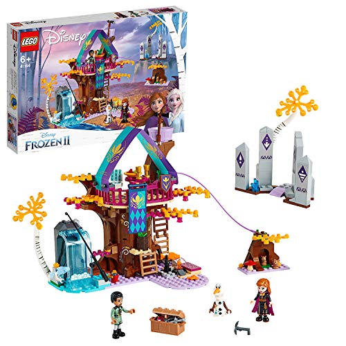 LEGO Disney Princess - Casa del Árbol Encantada, Incluye Minifiguras de Anna, Olaf y Mattias, Aventuras en el bosque, Juguete de Frozen 2 (41164)