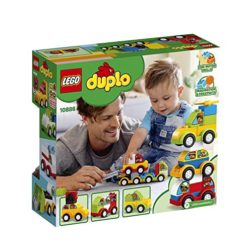 LEGO DUPLO My First - Mis Primeros Coches, Juguete de Construcción de 1 a 2 años (10886) , color, modelo surtido