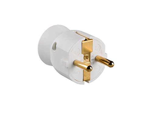 legrand 050187 Enchufe con Cabezal Móvil Orientable, 3680 W, 230 V, Blanco