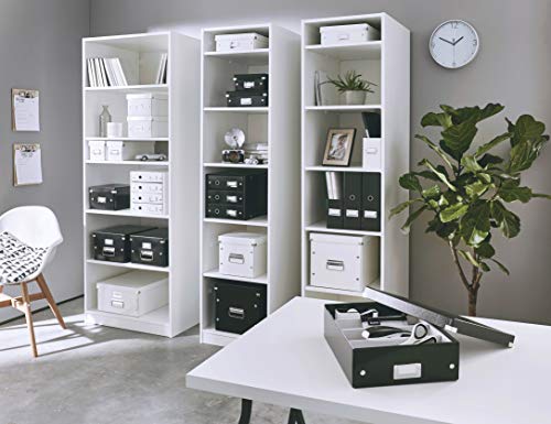 Leitz Caja de Almacenaje Grande en Forma de Cubo, Negro, Gama Click & Store, 61080095