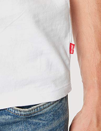 Levi's Graphic Set-In Neck, Camiseta para Hombre, Blanco (C18978 Graphic H215-Hm White Graphic H215-Hm 36.4 140), Medium