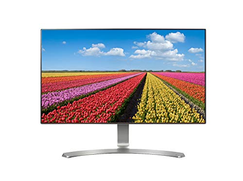 LG 24MP88HV-S - Monitor FHD de 60,4 cm (23,8") con Panel IPS (1920 x 1080 píxeles, 16:9, 250 cd/m², sRGB >99%, 1000:1, 5 ms, 75 Hz) Color Plata