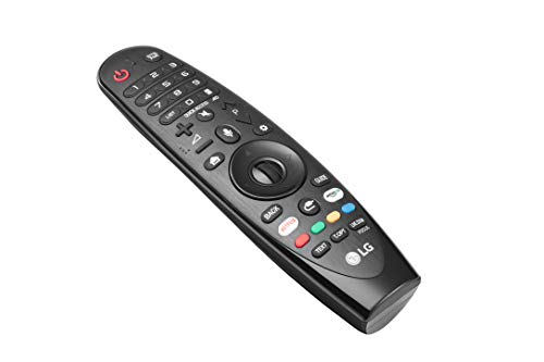 LG Magic Control AN-MR18BA - Mando a Distancia (Reconocimiento de Voz, apunta y navega, Rueda de Scroll, Botones Netflix y Amazon, Teclado numérico) Color Negro