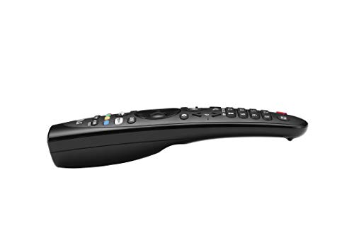 LG Magic Control AN-MR18BA - Mando a Distancia (Reconocimiento de Voz, apunta y navega, Rueda de Scroll, Botones Netflix y Amazon, Teclado numérico) Color Negro