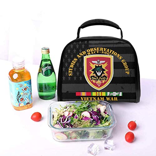 li MAC V SOG W VN SVC Bolsa con aislamiento Bolsa de almuerzo Caja de almuerzo con aislamiento Bolsa de mano Bolsa de refrigerador para trabajo de picnic