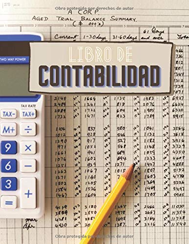 Libro de Contabilidad: Cuaderno de registro de contabilidad | Libro contables en letra grande | Libreta de facturas para pequeñas empresas | Registro de ingresos y gastos