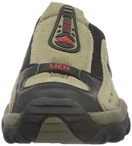 Lico Storm, Mocasines para Hombre, Multicolor (Braun/Schwarz/Rot Braun/Schwarz/Rot), 43 EU