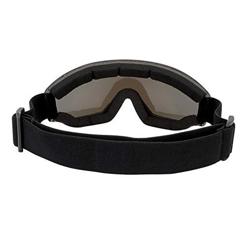 LIERSI Gafas De Esquí A Prueba De Viento De Nieve Gafas De Ajuste sobre Los Vidrios, La Correa De La Snowboard del Esquí Anti-Vaho Gafas De Protección UV Antideslizante Hombres Mujeres,C