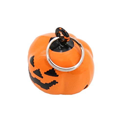 Lifreer Disfraz de Halloween para mascotas, disfraz de gato con alas de murciélago con 2 cascabeles de calabaza, cosplay para cachorro, perro, gato, disfraz de Halloween