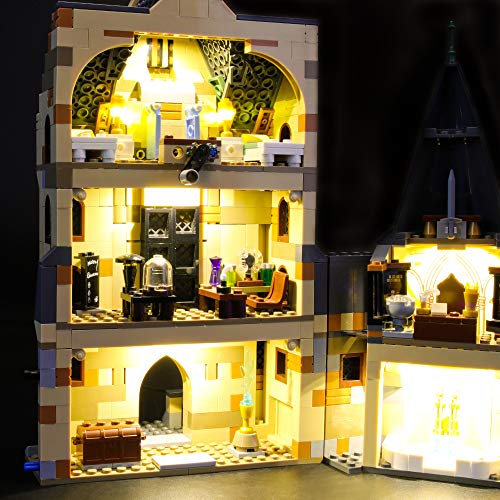 LIGHTAILING Conjunto de Luces (Harry Potter Torre del Reloj de Hogwarts) Modelo de Construcción de Bloques - Kit de luz LED Compatible con Lego 75948 (NO Incluido en el Modelo)