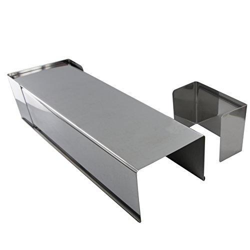 Lily cook CMKP5344 Molde Cuadrado 31x10 CM, Acero Inoxidable, Plata, 30,50 x 10 x 7,30 cm