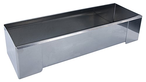 Lily cook CMKP5344 Molde Cuadrado 31x10 CM, Acero Inoxidable, Plata, 30,50 x 10 x 7,30 cm