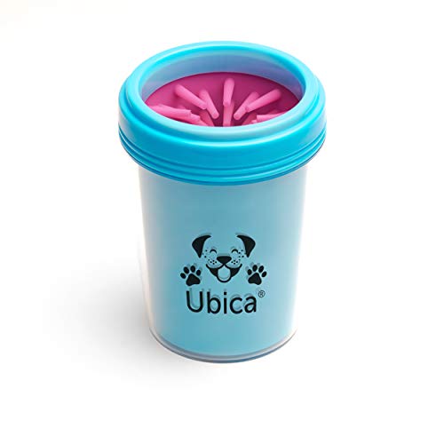 Limpiador de Patas para Perros y Gatos de Ubica - Con suaves cerdas de silicona - Fácil de usar - Elimina: barro, tierra y suciedad - Suave y seguro para su mascota - Colores: rosa