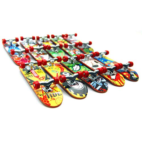 LIOOBO 5 unids Mini Diapasón Dedo Patineta Juguete Cubierta Camión Tablero de Dedos Regalo de los niños Color al Azar