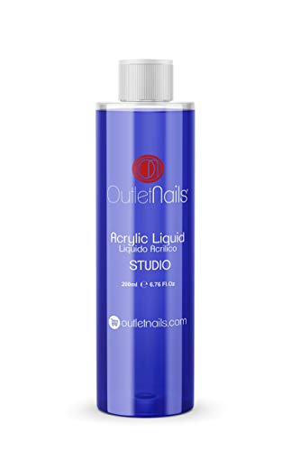 Liquido Acrilico 200ml ideal para Principiantes | Monomero para uñas acrílicas | Secado Lento - medio ideal para Principiantes