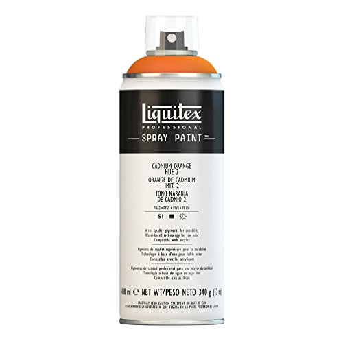 Liquitex Professional - Acrílico en spray, 400ml, naranja de cadmio (imit.) 2