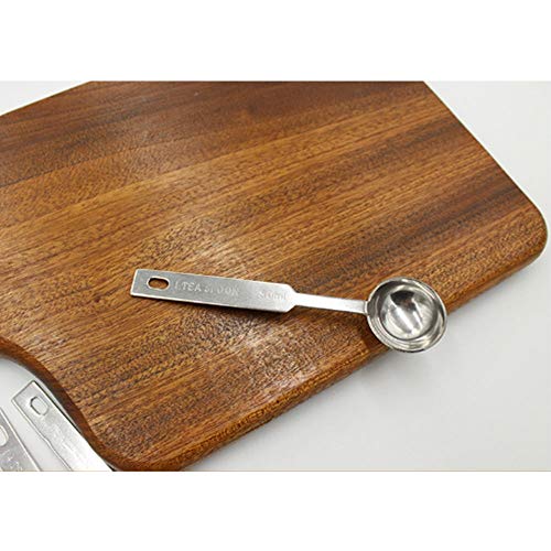 LLS Acero Inoxidable Cuchara Dosificadora Hogar, Ideal For Cocinar Cucharadita De Bicarbonato De Tareas De Preparación De Obras LiuWQ-0731