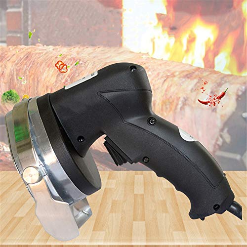 LMFLY Cutter Cuchillo Eléctrico para Kebab，Cortador de Carne Portátil Cuchillos de Trinchar Eléctricas Cortadoras de Carne Kebab para Casa Pollo Cordero Cerdo