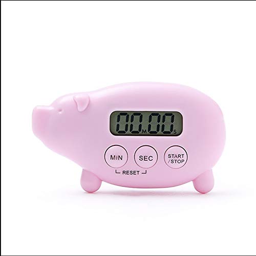 LNYJ Magnética Digital de Cocina Cooking Timer ABS Rosa 8.7x2x84.7CM 50 dB Tono de Ahorro de energía 100 Minutos de Cuenta atrás Contar adelante