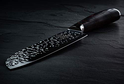 Loburg Santoku - Cuchillo de cocina (30 cm, incluye caja de regalo)