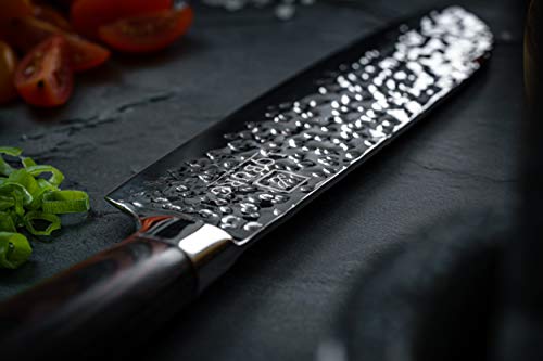 Loburg Santoku - Cuchillo de cocina (30 cm, incluye caja de regalo)