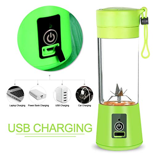 Local Makes A Comeback  - Recargable Juice Blender con USB，Mini Batidora Portátil,Juicer Cup with Updated 6 Blades