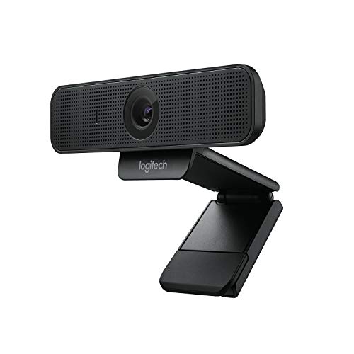 Logitech C925e Business Webcam, Video-Llamadas HD 1080p/30fps, Corrección de Iluminación Automática, Enfoque Automático, Sonido Nitído, Skype Business, WebEx, Lync, Cisco, PC/Mac/Portátil/Macbook