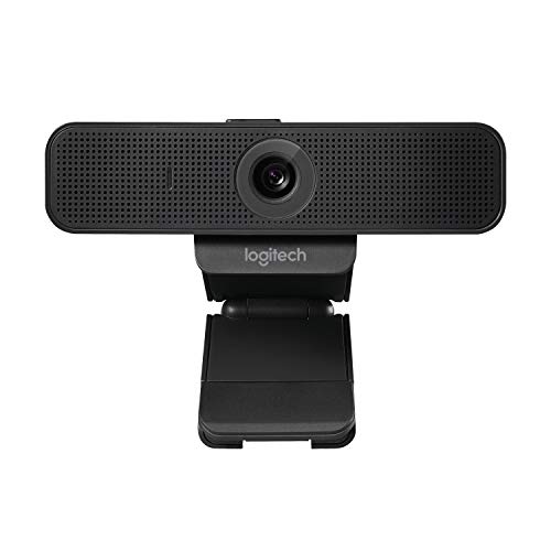 Logitech C925e Business Webcam, Video-Llamadas HD 1080p/30fps, Corrección de Iluminación Automática, Enfoque Automático, Sonido Nitído, Skype Business, WebEx, Lync, Cisco, PC/Mac/Portátil/Macbook