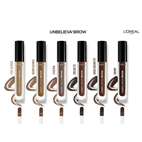 L'Oréal Paris Unbelieva Brow Gel de Cejas, Larga Duración, 102 Cool Blonde - 10 ml