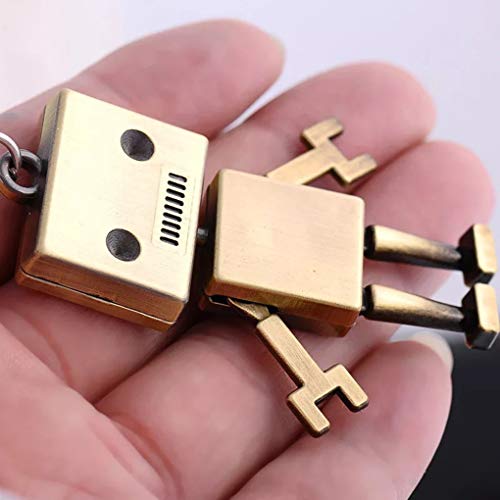 Lorsoul Multi-Estilo Key Robot de Dibujos Animados de Coches Llavero Metal del Anillo Colgante Llavero Moda Mochila Monedero