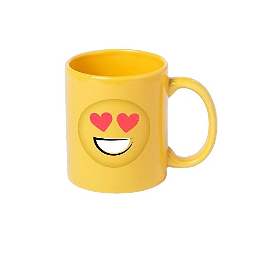 Lote de 8 Tazas en cerámica Diseño Emoticonos. Tazas Infantiles para un Desayuno Especial para los niños. Regalos Originales para cumpleaños, comuniones, bautizos.