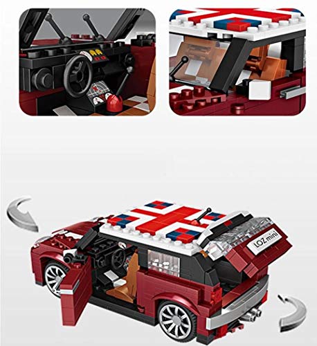 LOZ Mini Cooper inglés. Modelo a Escala 1:24 con minibloques