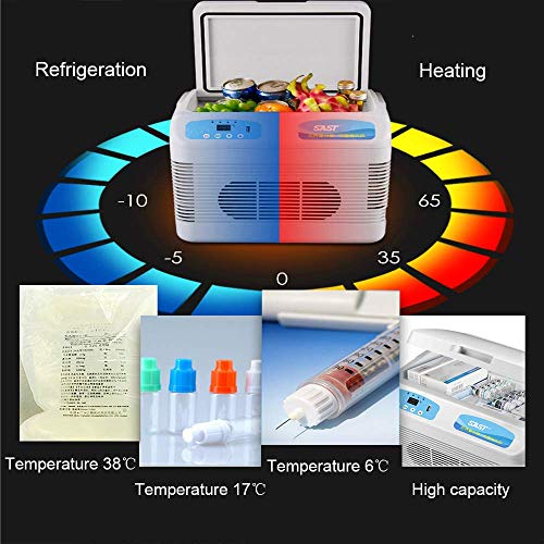 LQH Refrigerador de la insulina Caso del Recorrido Medicina 12L Caja refrigerada de Alta Capacidad Frigorífico Médico en Coches, Viajes, Hogar Inteligente Temperatura Constante