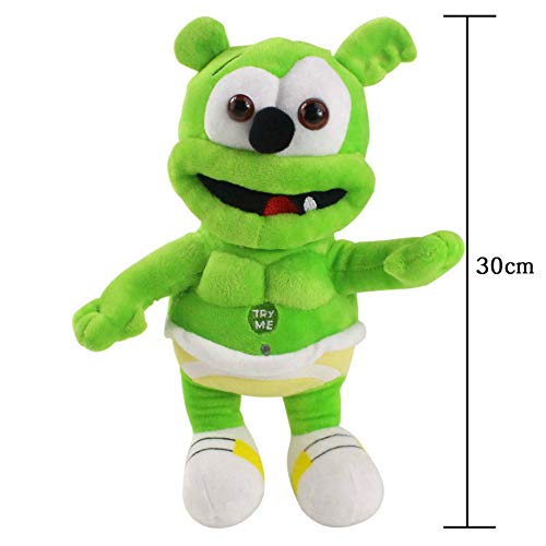 L&R Oso De Peluche Cantando, Oso De Peluche, Lindo 30cm/Verde