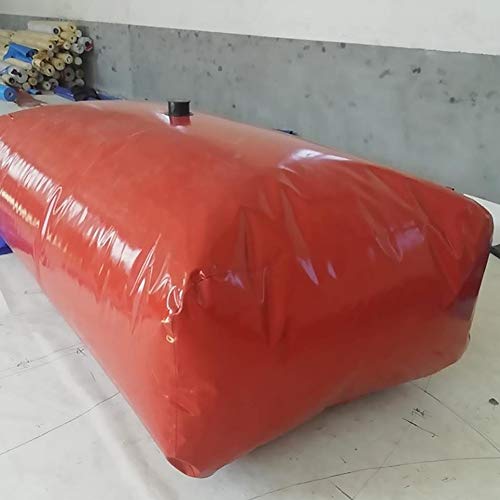 LSXIAO Recipiente De Agua Plegable, Cubo De Agua De PVC Flexible, Grifo Ajustable Fácil De Almacenar O Transportar Utilizado En Caso De Emergencia O Desastre (Color : Red, Size : 1500L/2x1.5x0.5M)