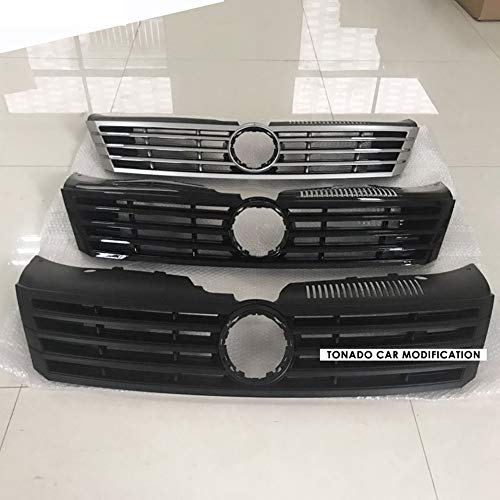 LSYBB Car Center Grille Parachoques Delantero Honey Mesh Grill Radiador Parrillas para Volkswagen/VW CC 2013-2017,Silver