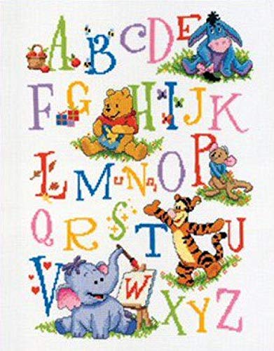 luckykyky 5D DIY Diamante Pintura Mosaico Bordado Letras para aprender Taladro infantil Kits de punto de cruz decoración de la habitación Etiqueta Needleworks 40X50CM