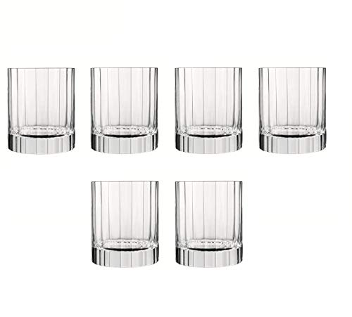 Luigi Bormioli 7540471 Bach-Caja de 6 Vasos Bajos Cristal, 8,25 x 8,25 x 9,7 cm