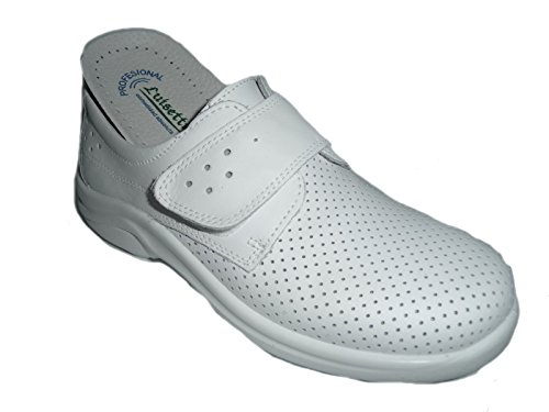 LUISETTI Berlin 0025 Zapato Sanitario Y HOSTELERIA Unisex-Adulto Blanco 38