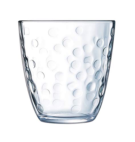 Luminarc N3989 - Juego de 6 vasos bajos (25 cl-Concept burbujas, transparente)