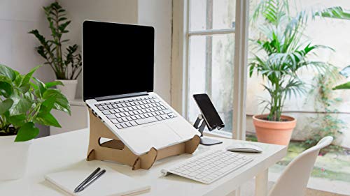 Lüp Lupstand Laptop Stand Basico Plastic-Free Sustainable Recycled Carton lup