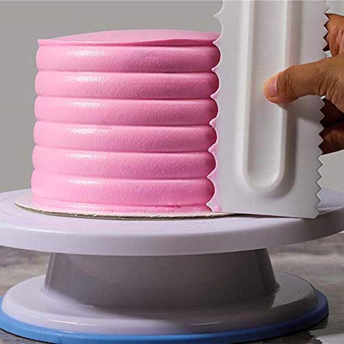 LUUFAN Rasqueta para tartas, crema de mantequilla, más suave, para repostería, decoración de pasteles, espátulas para fondant, cortador de pasteles, herramientas de horneado