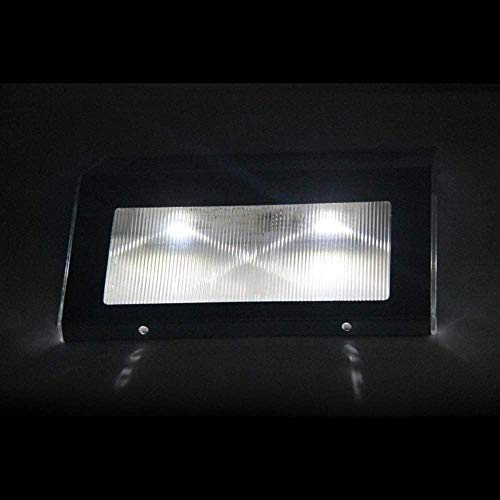 Luz Solar para escaleras, 2 LED, inalámbricas, de Acero Inoxidable, para escaleras, Camino, jardín, Suelo, Pared, Patio, lámpara, iluminación de Paisaje, Paquete de 8 Luces solares para jardín al a