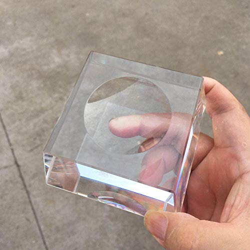 M Mirrwin Expositor para Bolas de Cristal Bola de Vidrio K9 Transparente Cristal Base Base de Soporte de Bola de Esfera de Cristal Se Puede Utilizar para Mostrar la Bola de Cristal (40 * 40 * 20 mm)