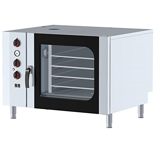 Macfrin 41462G Horno de Bollería 4 Latas en 40X60 Baguettes a Gas Con Mandos Mecánicos